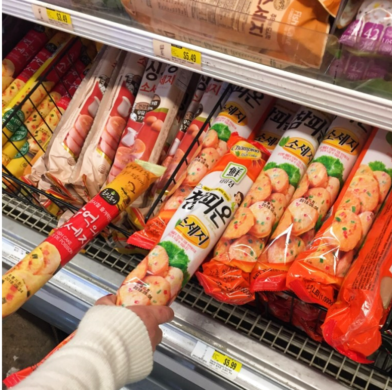 韩国思潮大林鱼肉肠 进口网红香肠大火腿 韩国传统盒饭香肠500g