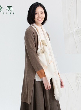 黛英秋季新品简约时尚休闲百搭款针织开衫 SKAN3155