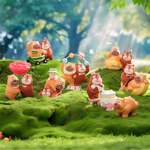 正版熊出没有熊的世界不孤单系列盲盒熊大熊二光头强玩偶手办娃娃