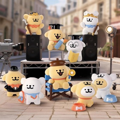 线条小狗人生剧场系列盲盒手办