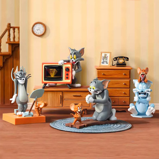 正版猫和老鼠TOM and JERRY难舍难分系列盲盒汤姆杰瑞手办摆件