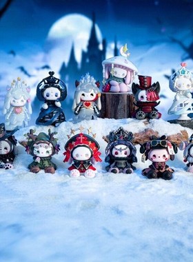 正版EMMA秘境森林暴风雪山庄系列盲盒手办娃娃潮玩摆件公仔礼物