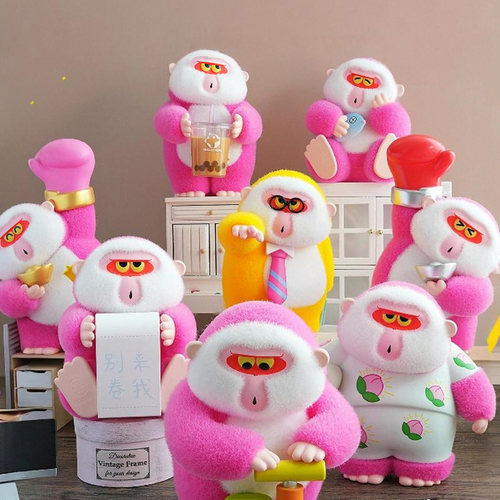 正版HOHO不纯牛马打工人系列盲盒