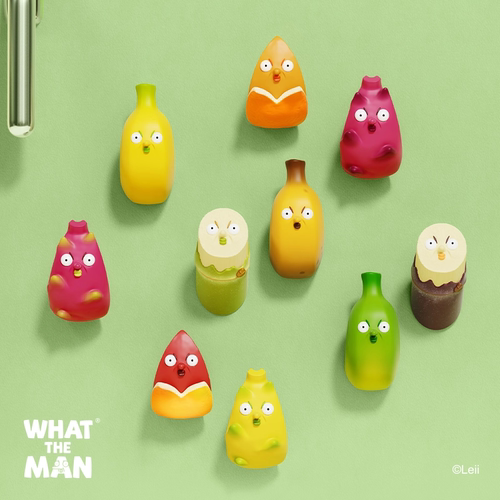 WHATTHEMAN盒凸人冰箱磁贴盲盒