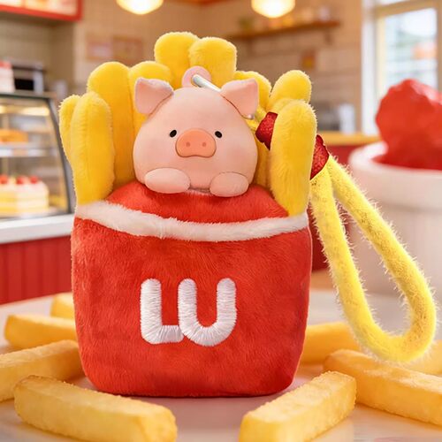 罐头猪LULU减肥绊脚石毛绒盲盒