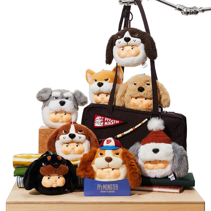 PPMONSTER狗狗出没毛绒挂件盲盒