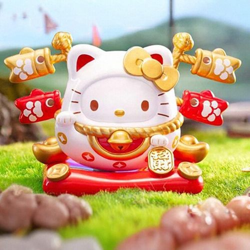 三丽鸥招财喵不倒翁盲盒凯蒂猫