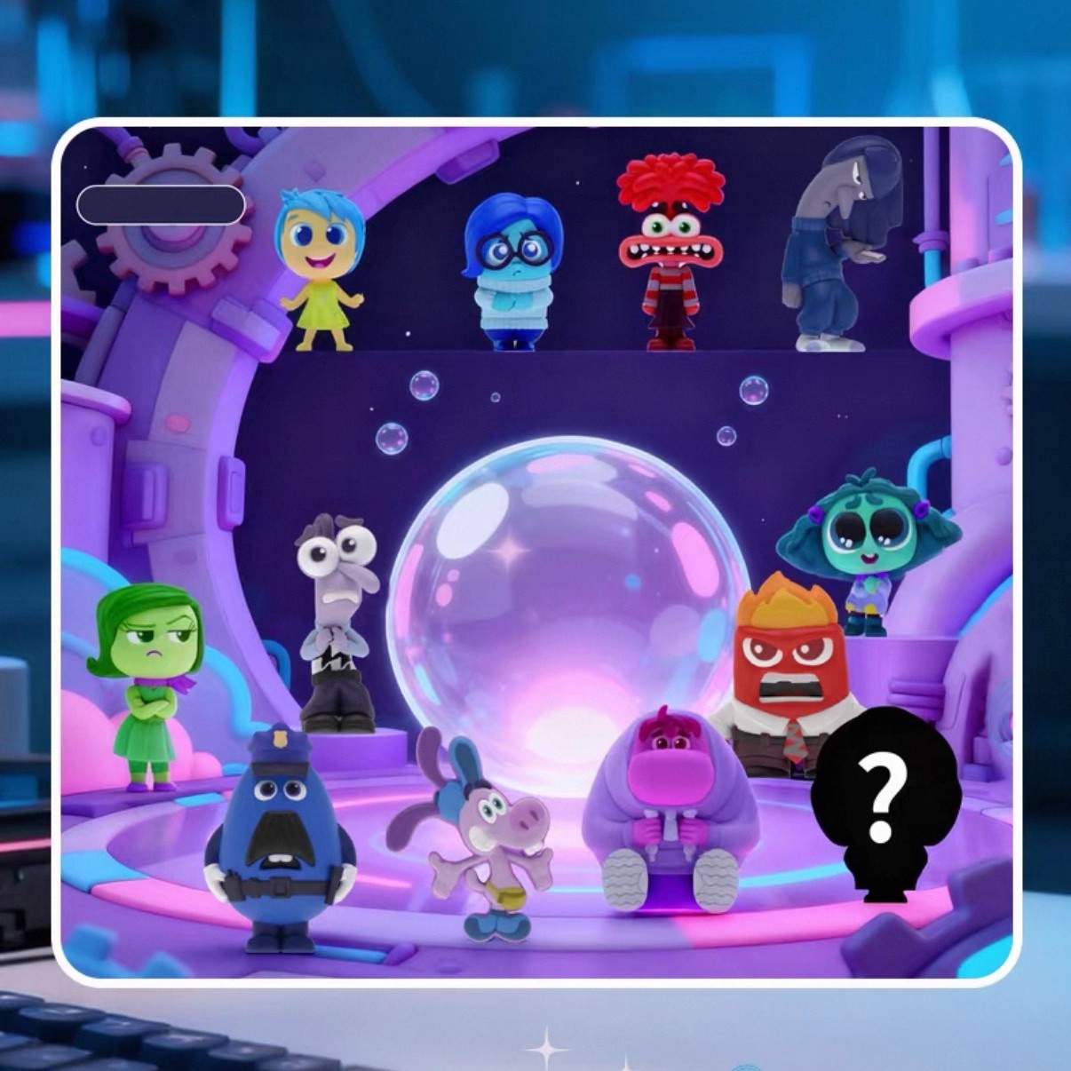 正版头脑特工队2米粒盲盒手办