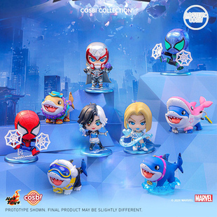 正版Hot Toys漫威争锋COSBI盲盒迷你人偶潮玩手办公仔周边摆件