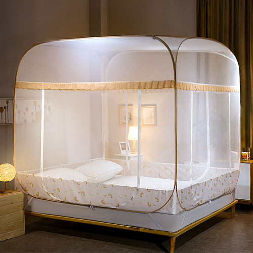 折叠免安装蒙古包家用防摔米床