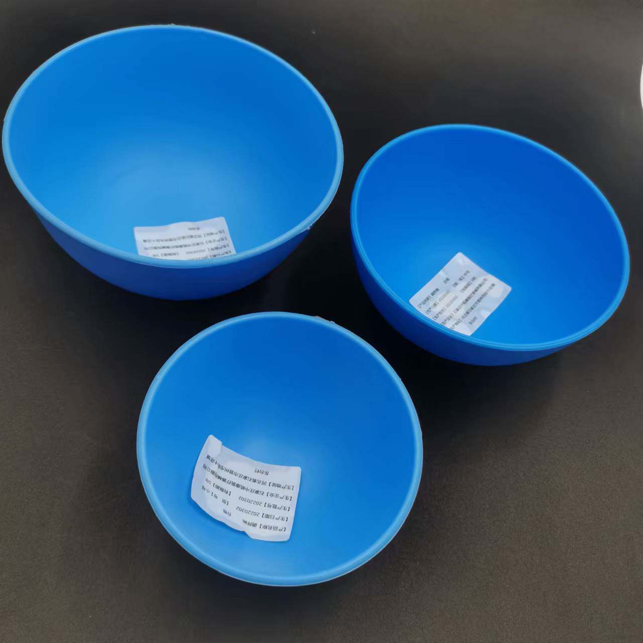 牙科口腔材料硅胶橡皮碗 硅胶碗石膏调碗 蓝色搅拌碗印膜材调拌碗