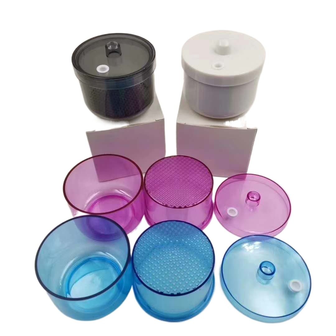 牙科材料车针消毒盒浸泡盒塑料制品可高温消毒齿科口腔工具收纳