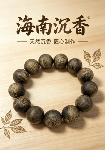 保真正品海南沉香奇楠手串花蜜香十足