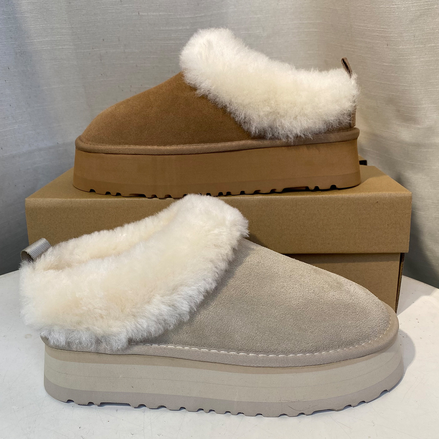 羊皮毛一体纯羊毛雪地靴女