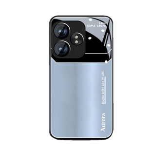 彩色电镀适用realme真我gt6手机壳新款GT5Pro钢化玻璃男潮女5g保护套OPPO创意个性全包镜头防摔轻薄硅胶外壳