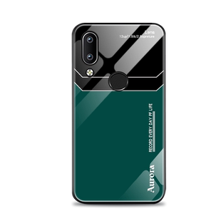 适用华为荣耀note10手机壳honor10/i/v10/青春版新款镜面玻璃潮男防摔炫酷高级创意套全包个性超薄简约Lens壳