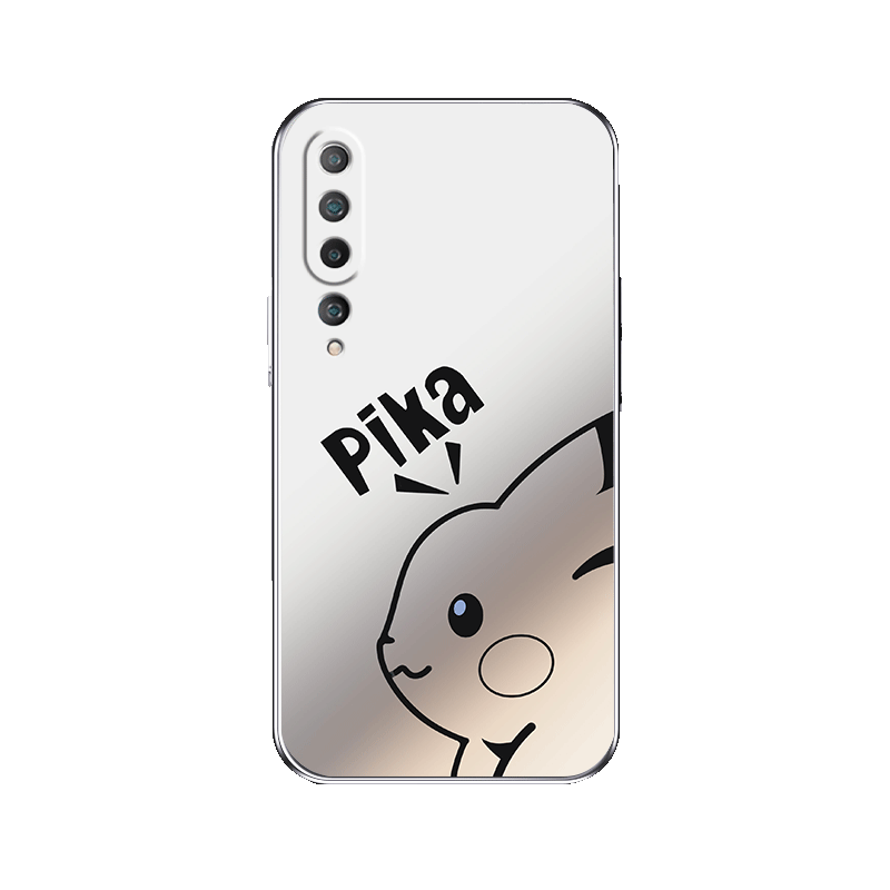 适用小米10手机壳MI10pro新款10s可爱皮卡丘青春电镀银小米9套9se至尊版全包防摔ultra男女8探索高级硅胶外壳
