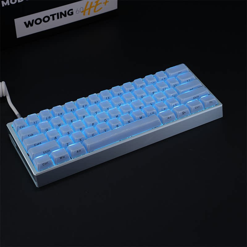WOOTING 60HEV2满改-蓝船壳-蓝水晶图片