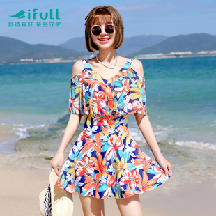 显瘦遮肉胖mm海边性感连体裙式 温泉大码 保守2026新款 宜肤泳衣女款