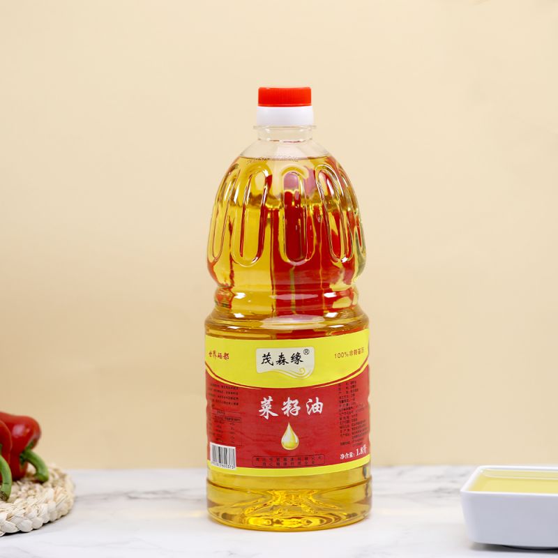 茂森缘一级菜籽油1.8L瓶装