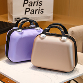 14寸化妆箱手提箱女便携小行李箱子迷你旅行箱新款 学生化妆收纳包