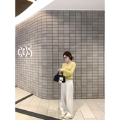 纯色阔腿裤 高腰显瘦春季 型纯棉百搭直筒牛仔裤 珍珍家零重力感好版