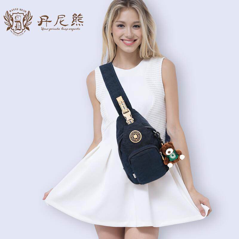 丹尼熊小胸包女2020新款休闲运动时尚单肩韩版胸前斜挎包女小包