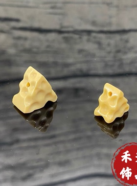 天然金膏玉DIY天然原矿手工