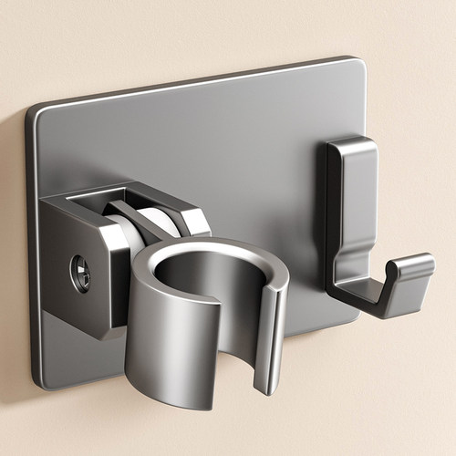 卫生间免打孔多功能花洒喷枪支架