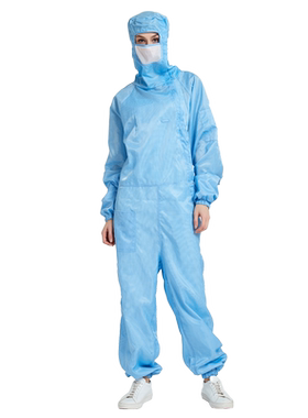 网格百级洁净服全身防尘工作服