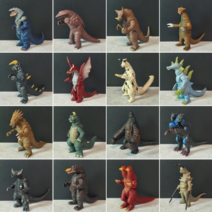 【散货】日版万代 奥特曼怪兽软胶500系列带火花可联动大眼Q巴顿