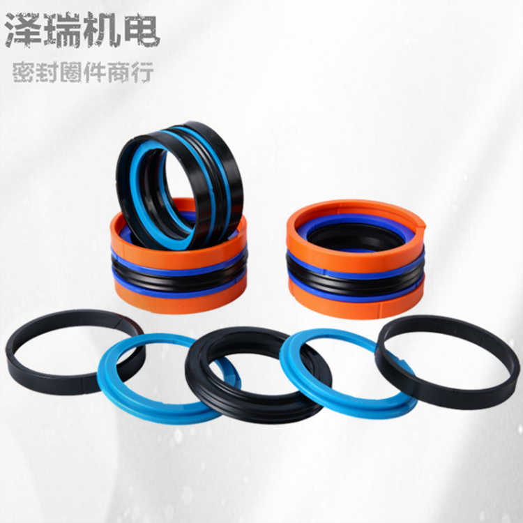 KDAS组合油封 五件套密封圈注塑机油缸活塞孔用 80*62/90*72*29.7