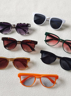 豆花香槟色潮流太阳镜2025新款时尚百搭遮阳墨镜户外开车太阳眼镜