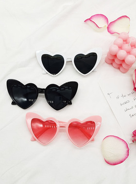 小猪旦旦爱心可爱女太阳镜时尚