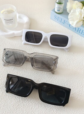 新款男女小框方形时尚休闲太阳镜