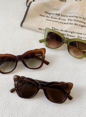 猫眼太阳镜蝴蝶2025新款时尚防紫