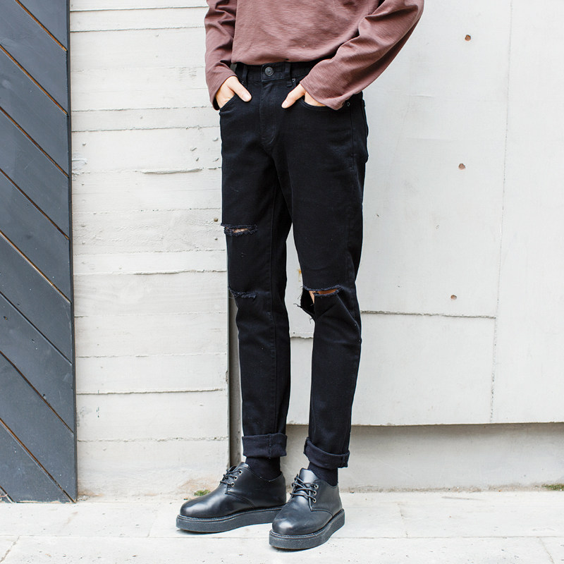 Jeans pour adolescent coupe droite CHICERRO pour automne - Ref 1462033 Image 3