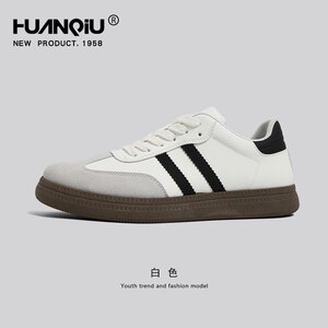 德训鞋男鞋2026春季新款百搭复古男士休闲运动板鞋时尚潮流鞋子