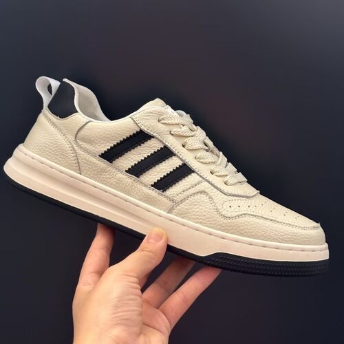 头层牛皮男士休闲小白鞋运动风板鞋潮流时尚男鞋真牛皮上线不脱胶