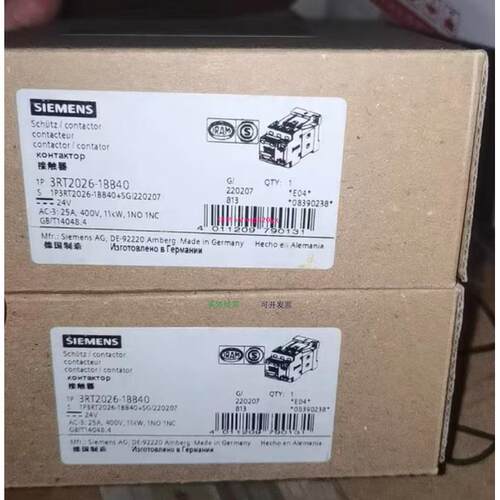 配件原装 3RT2026-1BB40 3RV2011-1DA20 全新正品 实物图议价