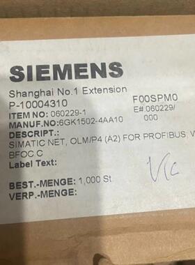 配件6GK1502-4AA10议价