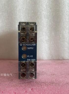 进口SCHLEICHER施莱西尔安全继电器SNO 2004-17 SN0 2004-17议价$