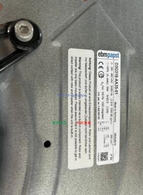 现货供应德国进口D3G318-AA35-01 380V-480V 1.8A 1000W ebm品牌