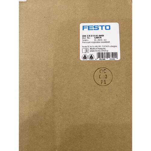 FESTO LRB-1/4-D-O-K2/3/4/5-MINI 528954 528970 减压阀集成安装