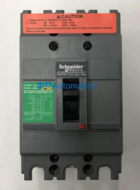 原装EZC100H3100 3P 100A施耐德空气开关塑壳式断路器议价$