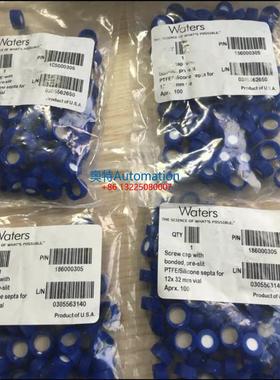 Waters样品瓶盖 186000305 预切割 pre-slit septa 原装促销议价$
