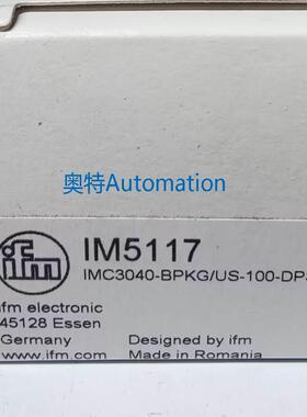IFM IM5117 IM5119 IM5120 IM5126 全新原装易福门 现货议价$