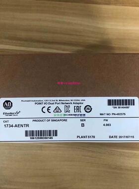 配件1734-AENTR 原装美国罗克韦尔PLC模块质保一年包邮POINTIO系