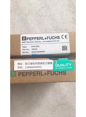 原装进口倍加福安全栅KFD2-EB2订货号189783现货议价$