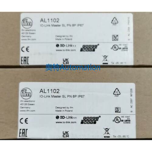 易福门AL1102 型号齐全 全新现货 欢迎进店询价议价$